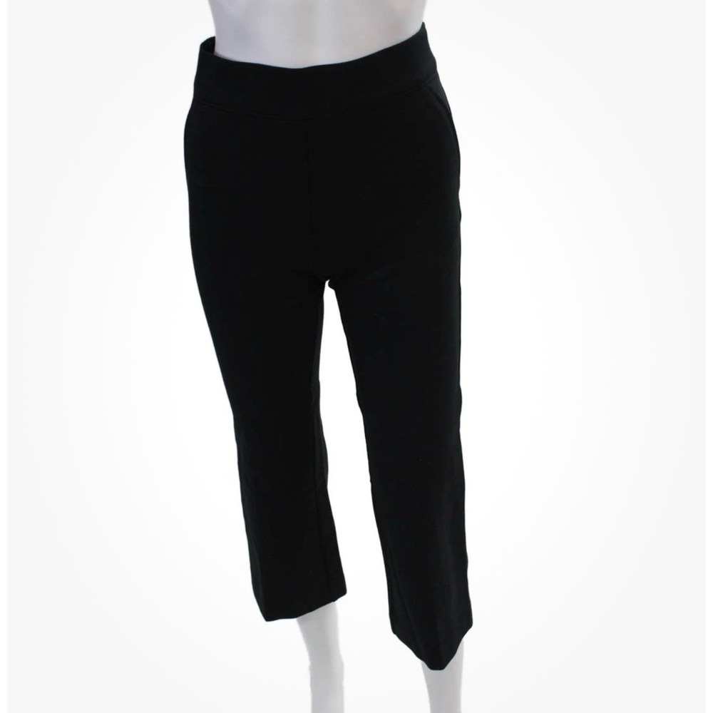 Spanx Womens Pull On High Rise‎ Straight Leg Casual Pants Black Size Small